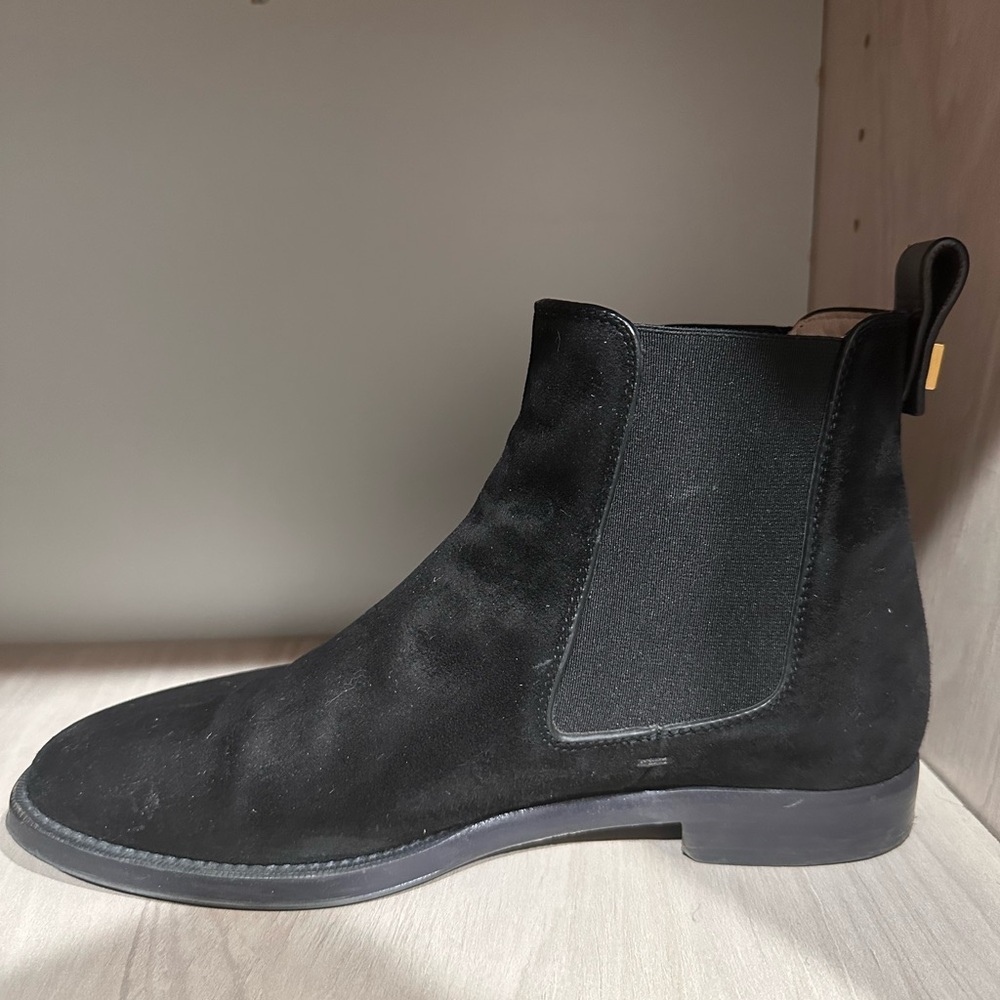 Stuart Weitzman Suede Chelsea Boots - Picture 9 of 11